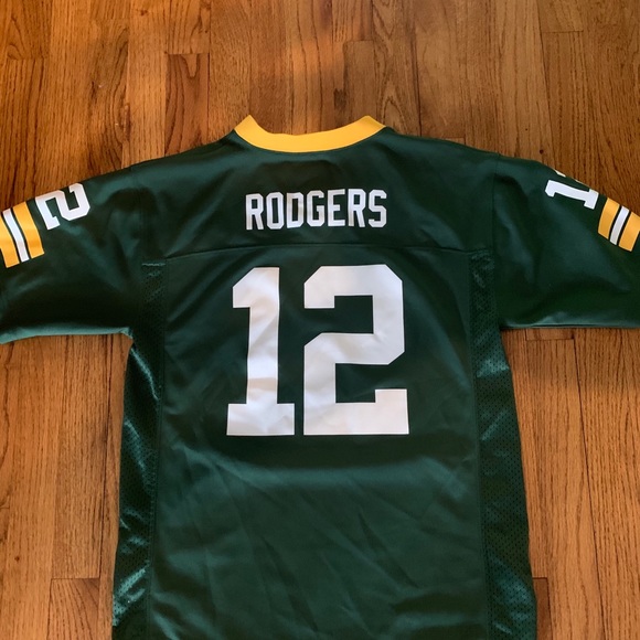 COPY - Aaron Rodgers Green Bay Packers Home Jersey - Picture 2 of 3
